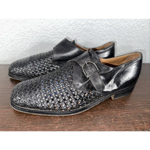 Canto de Ricci Lavorazione Artigiana Woven Leather Oxford Made in Italy Size 45 Lavorazione Artigiana Shoes In Men main image 4